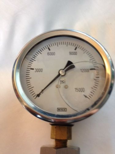 Wika 15000 psi pressure gage, newport scientific inc for sale