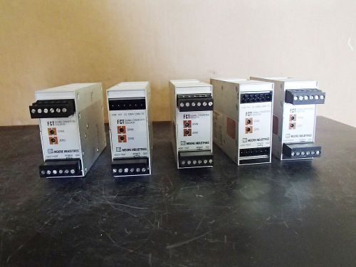 Moore fct/4-20ma/0-3.2v/u signal converter/isolator (assorted lot of 5) for sale
