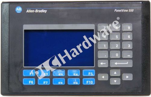 Allen bradley 2711-k5a8 /f panelview 550 mono/keypad/dh+/rs-232-prt frn 4.46 for sale