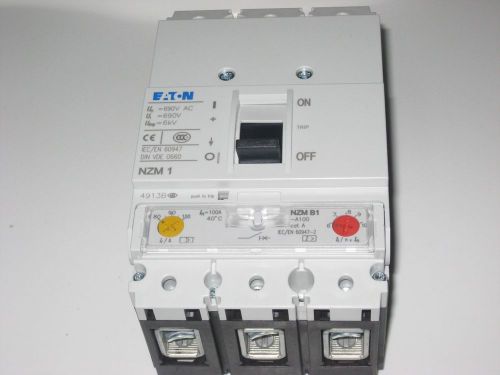 One New EATON MOELLER NZMB1-A100 Power Circuit Breaker 3 Pole System