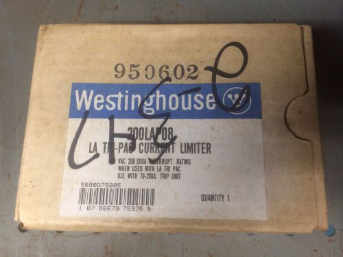 Westinghouse 200LAP08 LA-TRI-PAC current limiter