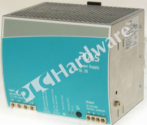 Puls sl20.310 power supply 400-500v ac 3-ph input 24-28v dc 490w output for sale