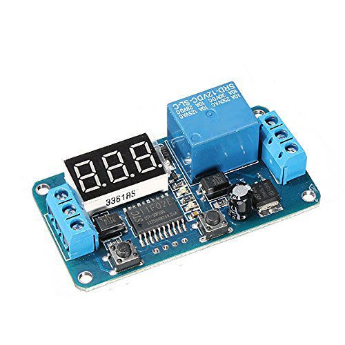 Dc 12v led display digital delay timer control switch plc automation gift for sale