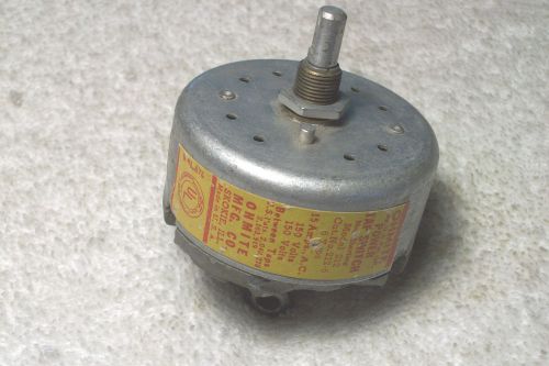 OHMITE  Model 212  POWER TAP SWITCH  20 AMP 150V 6 Position Non-Shorting