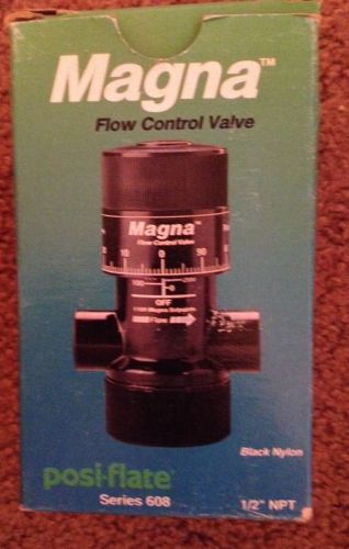 NEW Magna Flow Control Valve 1039906 Black Nylon Series 608 1/2&#034; NPT