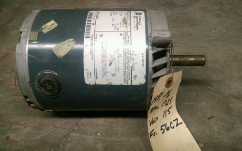 GE 5KH32DN111H AC Electric Motor 1/6hp 1725rpm 115v 1phase