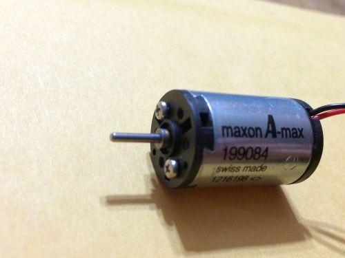 2x maxon a-max 7.2v motor, high precision, mini, micro motor, part# 199084 swiss for sale