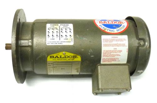 Baldor I.E.C. Industrial Motor MVM3461D AC-Motor 1800RPM 1/2HP 230/460V *NEW*