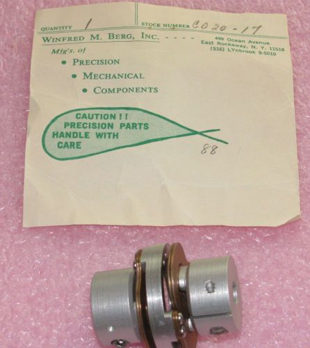 Wm berg c020-17 wafer spring coupling 440 in.oz. torque new for sale