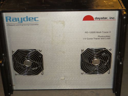 Raydec daystar rd-2400s multi trace ii master-photovoltaic/iv curve tracer(#774) for sale