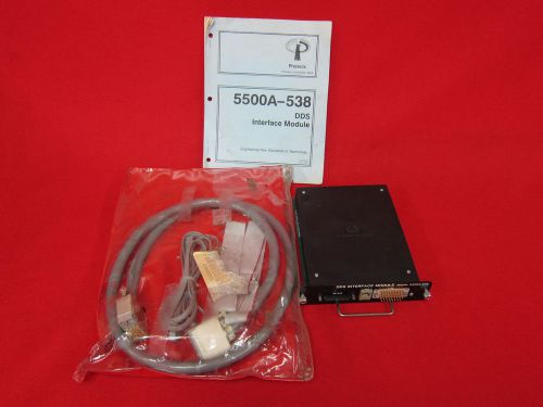 Phoenix microsystems 5500a 538 dds interface module w/ manual &amp; cables for sale