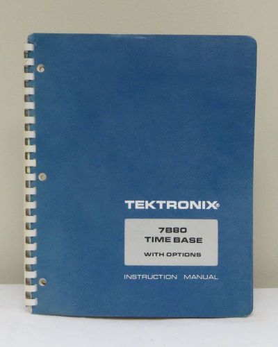 Tektronix 7B80 Time Base with Options Instruction Manual