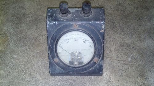 Vintage weston gauge- milliamperes dc-steam punk-model-301 for sale
