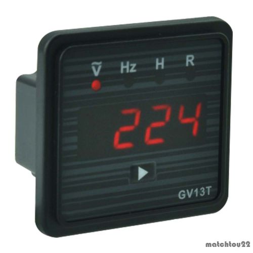 4 digits red led display ac v, hz, accumulating time working time panel meter for sale