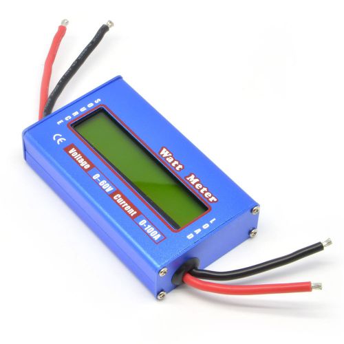 Digital 60v/100a battery voltage power analyzer analyzer watt meter checker for sale