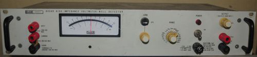 Fluke 845AR High Impedance DC Voltmeter &amp; Null Detector