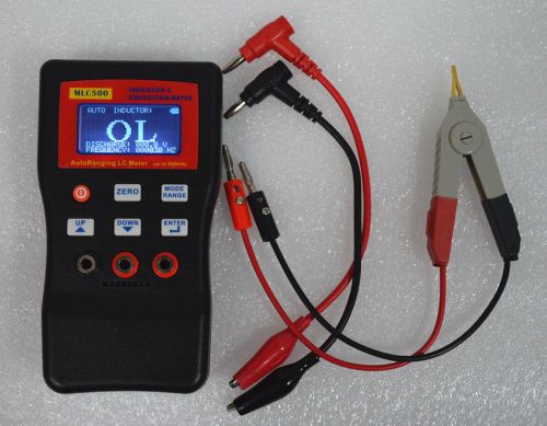 Mlc500 autoranging lc meter up to 100h 100mf, 1% accuracy + smd probes for sale