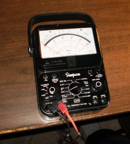  Simpson 260 Series 8 Analog - VOM Volt Ohm Milliammeter Electric Electronics