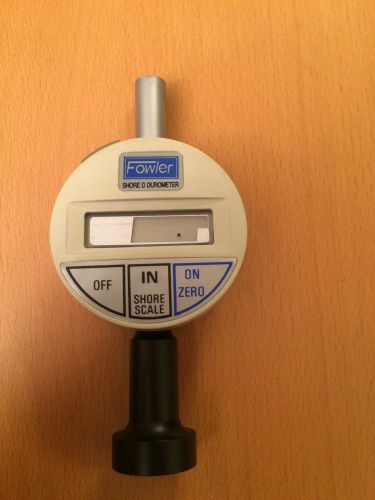 Fowler 54-762-002 Shore Scale A Durometer Hardness Tester