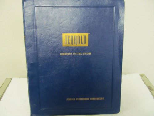 Jerrold Elect.LSA-410A, LSA-410AB Distribution System Instruction Manual w/schem