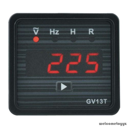 4 DIGITS RED LED DISPLAY AC V, Hz, ACCUMULATING TIME WORKING TIME PANEL METER