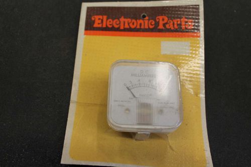 Vintage nos EMICO panel meter DC milliamps 0-1 electronic parts free shipping