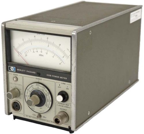Hp/keysight 435b -65~+44dbm 100khz-23ghz low noise/drift analog power meter #2 for sale