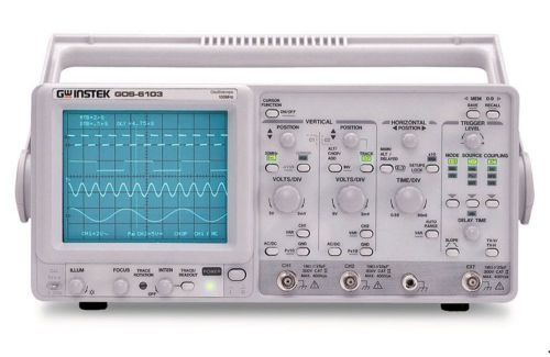 Gw instek gos-6103 analog oscilloscope for sale