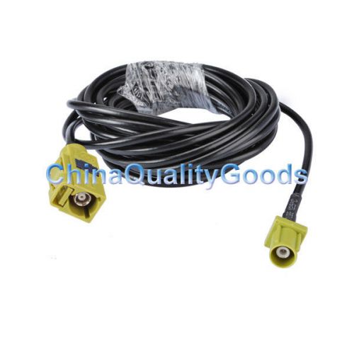 Fakra Jack &#034;K&#034; straight to Fakra Plug &#034;K&#034;straight pigtail cable RG174 15cm