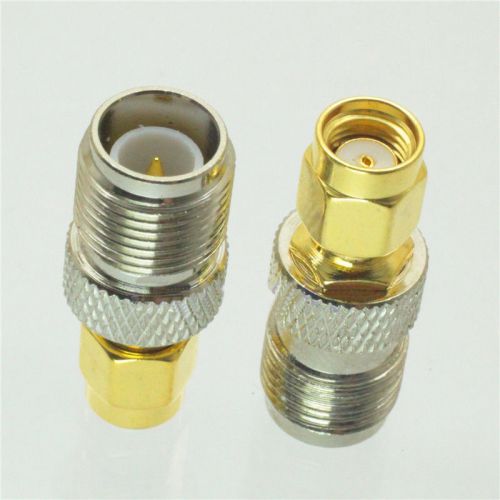 Rp-tnc female plug to rp-sma male jack center rf coaxial adapter connector for sale