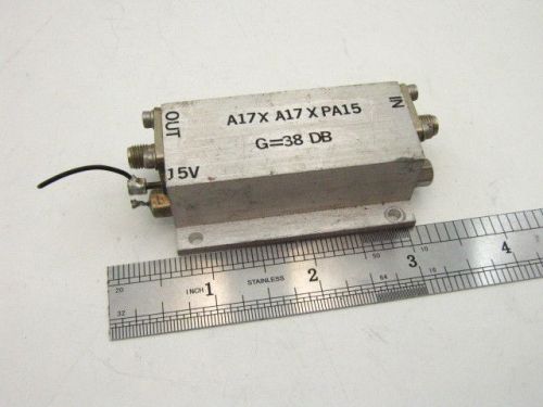 Microwave Power Amplifier 4-70 MHz 15dBm 45dB TESTED
