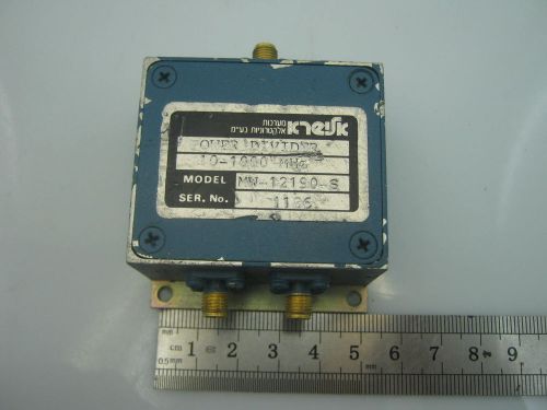 2 way ael rf power divider 10-1000 mhz  sma 4db insertion loss for sale