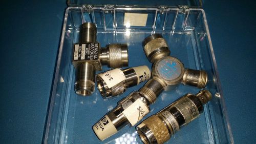 Suhner &amp; Weinschel Power Dividers, HP Crystal Detector &amp; 2 HP Type N Probe Adapt