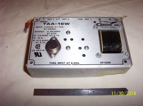 Power Supply TAA-16W +5 +12 -12 volt