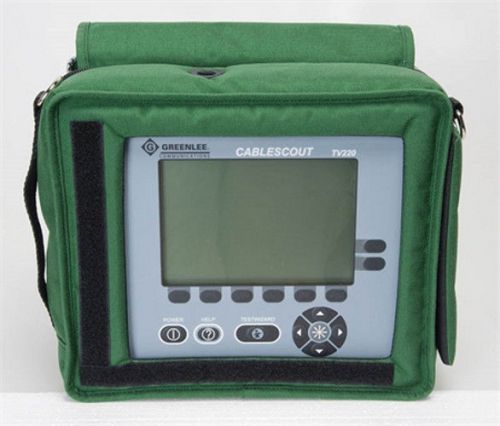Greenlee tv220 cablescout - tdr cable tester for catv for sale
