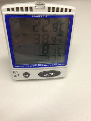 Traceable Humidity/Temperature/Dew-Point Meter