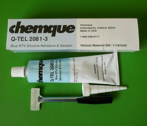 Chemque blue rtv silicone adhesive &amp; sealant (3 fl. oz) for sale