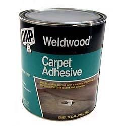 DAP 00186 Weldwood Latex Carpet Cement - 1 Gallon