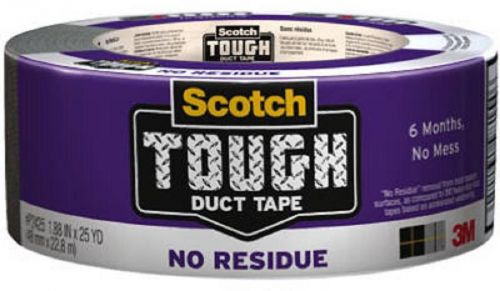 3M Scotch Tough  2&#034; x 25YD No Residue Painters Duct Tape P2425