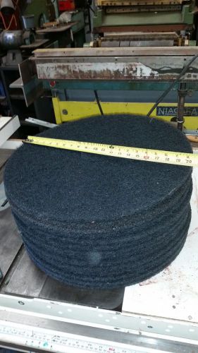 14 pieces 20&#034; Heavy Duty Floor Stripping sanding Pads, black