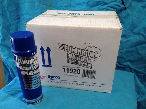 New lot 2 cans itw dymon eliminator foaming spot &amp; cleaner commercial supplies for sale