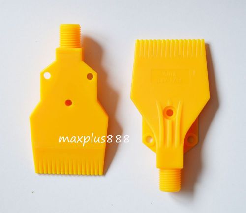 Abs yellow air blower air nozzle air knife 1/4&#039;&#039; h3 air blowing comb type 1pcs for sale