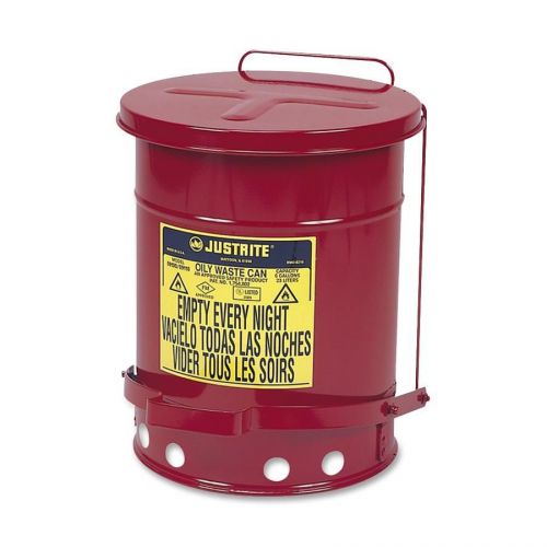 Just rite jus09100 6 gallon oily waste can for sale