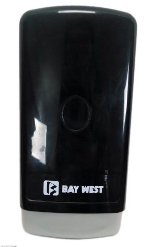 Commercial Liquid Soap Dispenser black wall mount mounted bathrooom Bay West