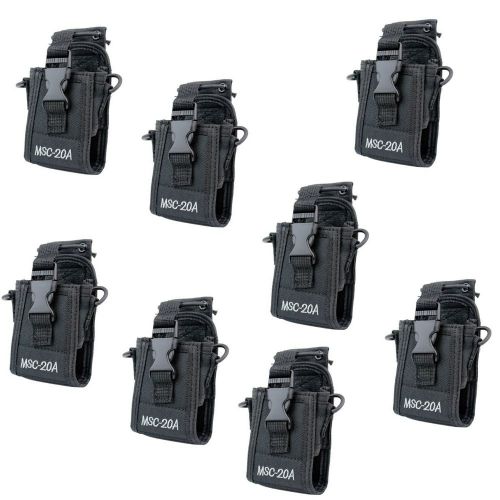 8PCS Radio Case Holder Multi-function for Kenwood/Yaesu Motorola GP328+/344/328