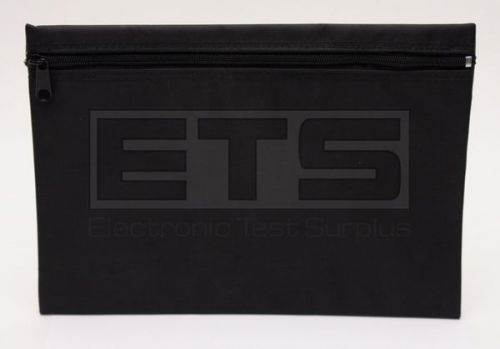 JDSU TM110 Talk &amp; Trace Black Zipper Nylon tool Pouch 11&#034;L x 8&#034;H TM-110 TM 110