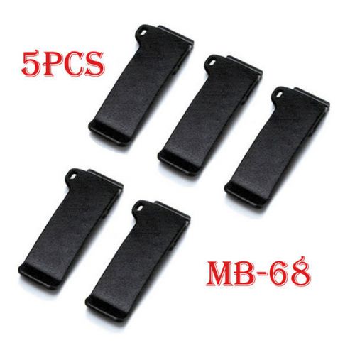 5x mb-68 tapbc-68 belt clips for icomic-f4s ic-f4sw ic-f4tr radio series for sale