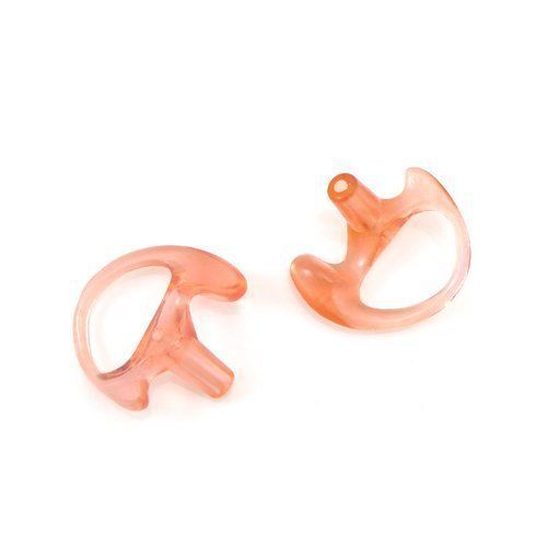 Zeadio One Pair Medium Replacement Earmold Earbud for Two-Way Radio Coil Tube