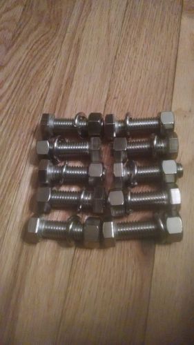 Lot of 10  1/2-13 x1&#034;1/2 stainless bolts for sale