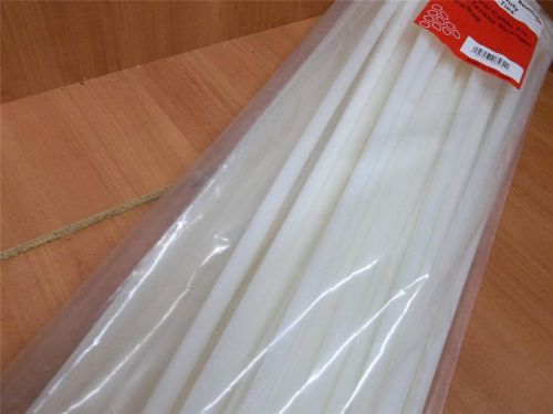 DIVERSITECH 50 PCS 48&#034; Long WHITE Cable Zip Ties Ty Wraps 175 POUND MADE IN USA